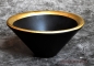 Preview: Hexenshop Dark Phönix Räucherschale aus Keramik in schwarz und gold